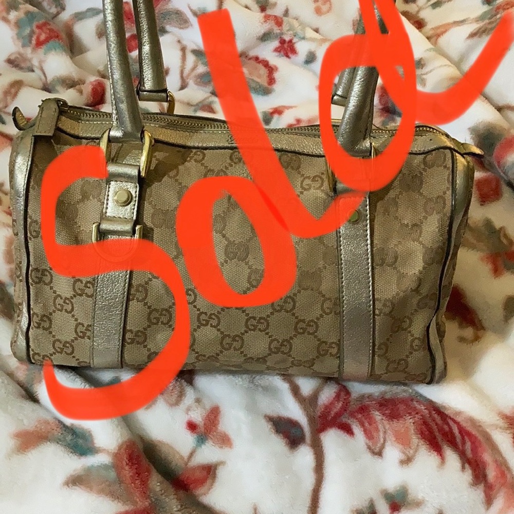 Authentic!!Gucci d-ring Boston bag